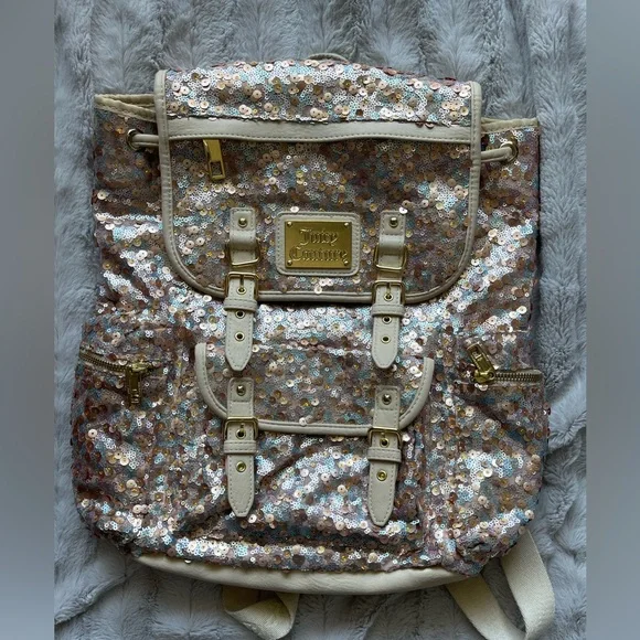 Juicy Couture | Bags | Y2k Juicy Couture Sequin Backpack  display picture 2